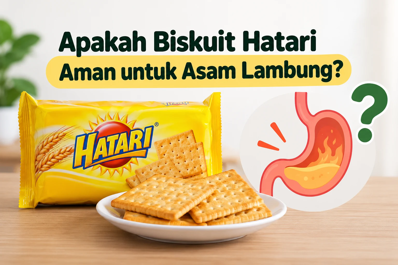 Apakah Biskuit Hatari Aman untuk Asam Lambung